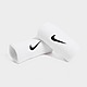 White Nike 2 Pack Swoosh Wristband