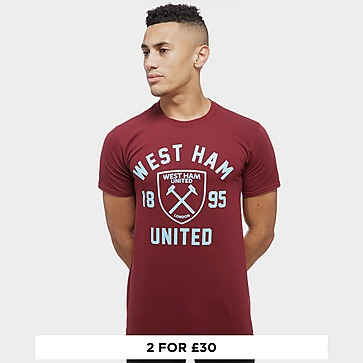 Official Team West Ham United Club Crest T-Shirt