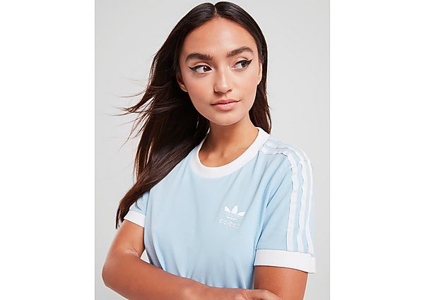 Adidas Originals 3-Stripes California T-Shirt Dames Blue- Dames