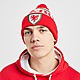 Red Official Team Wales FA Bobble Hat