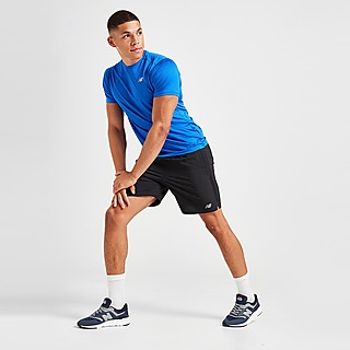 New Balance Essentials Celebrate Short Blue voor heren Heren Kleding voor voor Shorts voor Casual shorts 