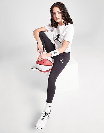 Jordan Girls' Logo High Rise Leggings Junior