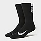 Black/White Nike 2-Pack Running Crew Socks