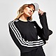 Black/White adidas Originals 3-Stripes Long Sleeve California T-Shirt