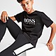 Black/Black BOSS Logo Short Sleeve T-Shirt Junior