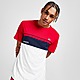White/Red Lacoste Colour Block Poly T-Shirt