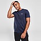 Blue BOSS Curved Logo T-Shirt