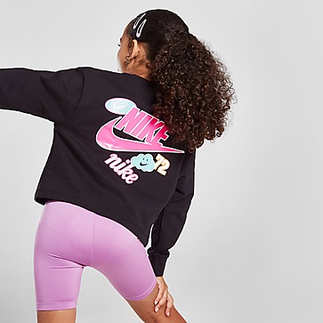 Nike Girls' Sticker Crew Neck Sweatshirt Children