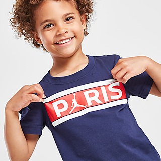 Jordan Paris Saint Germain Bars Logo T-Shirt Children