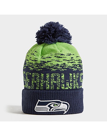 New Era NFL Seattle Seahawks Pom Beanie Hat