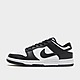 White/White/Black/Black Nike Dunk Low Women's