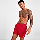 Red Nike Swim Essential 5" Volley Shorts