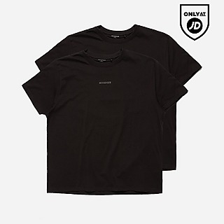 McKenzie 2 Pack Plus Size Short Sleeve T-Shirts