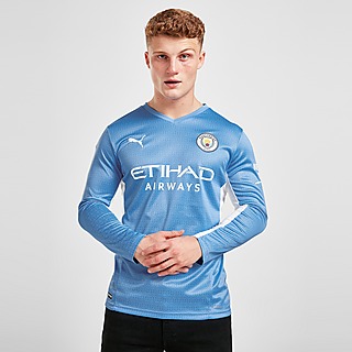 Puma Manchester City FC 2021/22 Long Sleeve Home Shirt