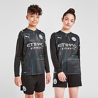 Puma Manchester City FC 2021/22 GK Home Shirt Junior