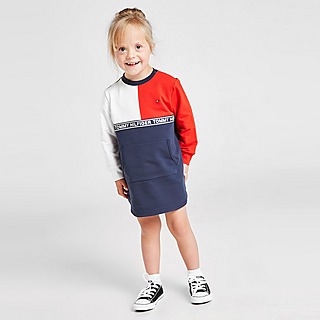 Tommy Hilfiger Girls' Flag Sweatshirt Dress Infant