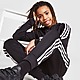 Black adidas Originals 3-Stripes Tape Poly Track Pants Junior