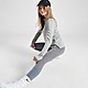 Grey/Grey/White Nike Girls' Pro Tights Junior