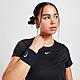 Black/White Nike Training One Slim Fit Top