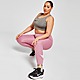 Pink/White Nike Double Swoosh Plus Size Running Tights