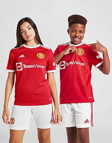 adidas Manchester United FC 2021/22 Home Shirt Junior