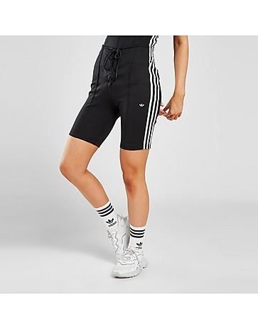adidas Originals 3-Stripes High-Waisted Corset Shorts