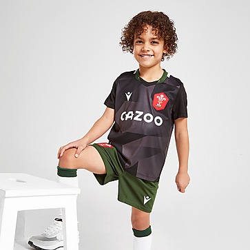 Macron Welsh Rugby Union 2021/22 Away Kit Children