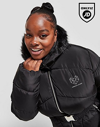 Pink Soda Sport Anaheim Plus Size Belted Padded Jacket