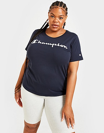Champion Script Logo Plus Size T-Shirt