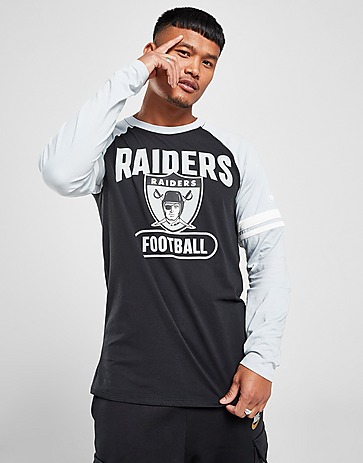 Nike NFL Las Vegas Raiders Raglan Long Sleeve T-Shirt