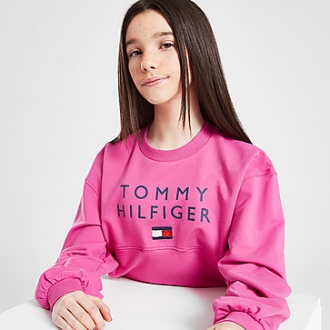 Tommy Hilfiger Girls' Sequin Crew Sweatshirt Junior