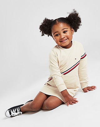 Tommy Hilfiger Girls' Global Stripe Dress Infant