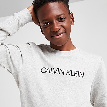Calvin Klein Institutional Logo Crew Tracksuit Junior