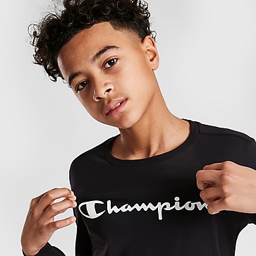 Champion Large Logo Long Sleeve T-Shirt Junior