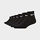 Black Nike 6-Pack Everyday Cushioned Ankle Socks
