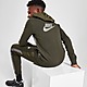 Green Nike Hybrid Fleece Full Zip Hoodie Junior