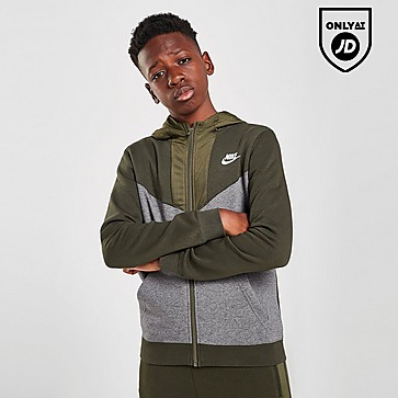 Nike Hybrid Fleece Full Zip Hoodie Junior