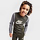 Green Nike Hybrid Fleece Crew Neck Sweatshirt Junior