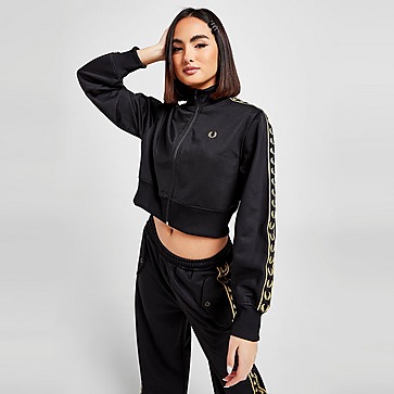 Fred Perry Tape Full Zip Crop Track Top