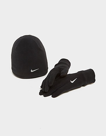 Nike Fleece Hat & Gloves Set