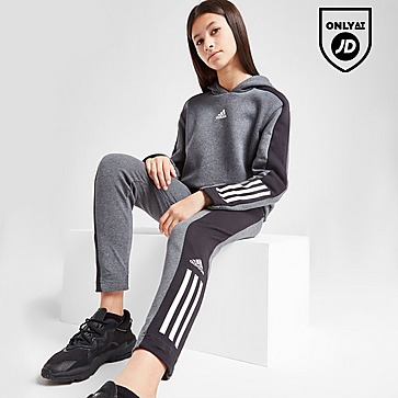 adidas Girls' Badge of Sport Hoodie/Leggings Set Junior