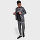 Grey adidas Originals 3-Stripes Tape Full Zip Hoodie Junior