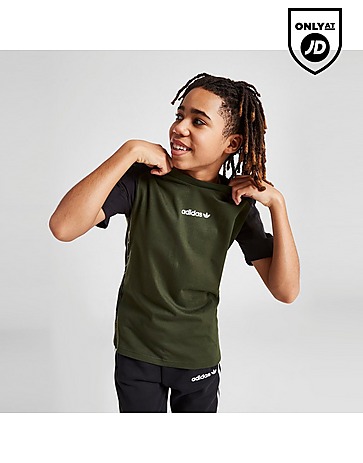 adidas Originals Tape Colour Block T-Shirt Junior