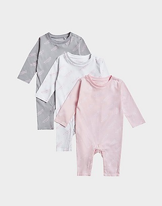 McKenzie Girls' Essential 3-Pack Babygrows Infant