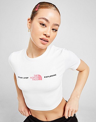 The North Face Never Stop Exploring Slim Crop T-Shirt