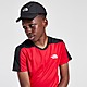 Red The North Face Grid T-Shirt Junior