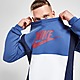 Grey/Blue/White/Blue/Red/White Nike Hybrid Crew Sweatshirt