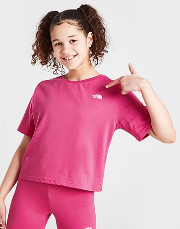 The North Face Girls' Short Sleeve Crop T-Shirt Junior