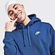 Blue/Blue/Blue/Blue/White Nike Sportswear Club Fleece Pullover Hoodie