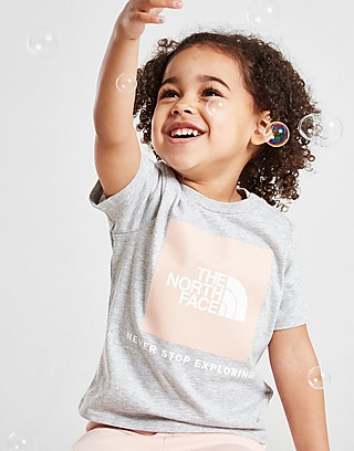 The North Face Girls' Box Logo T-Shirt Infant
